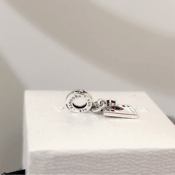 PANDORA Disney Villains Queen of Hearts Double Dangle Halloween Charm w/box - Picture 8 of 10